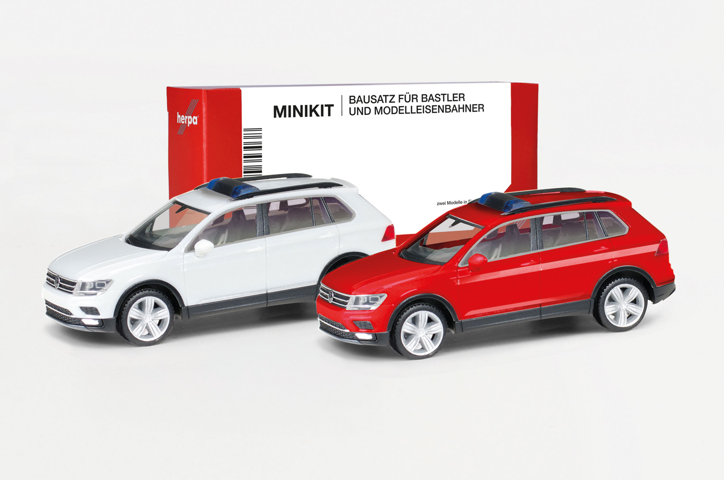013109-002 MiniKit: VW Tiguan mit Warnbalken (2x)