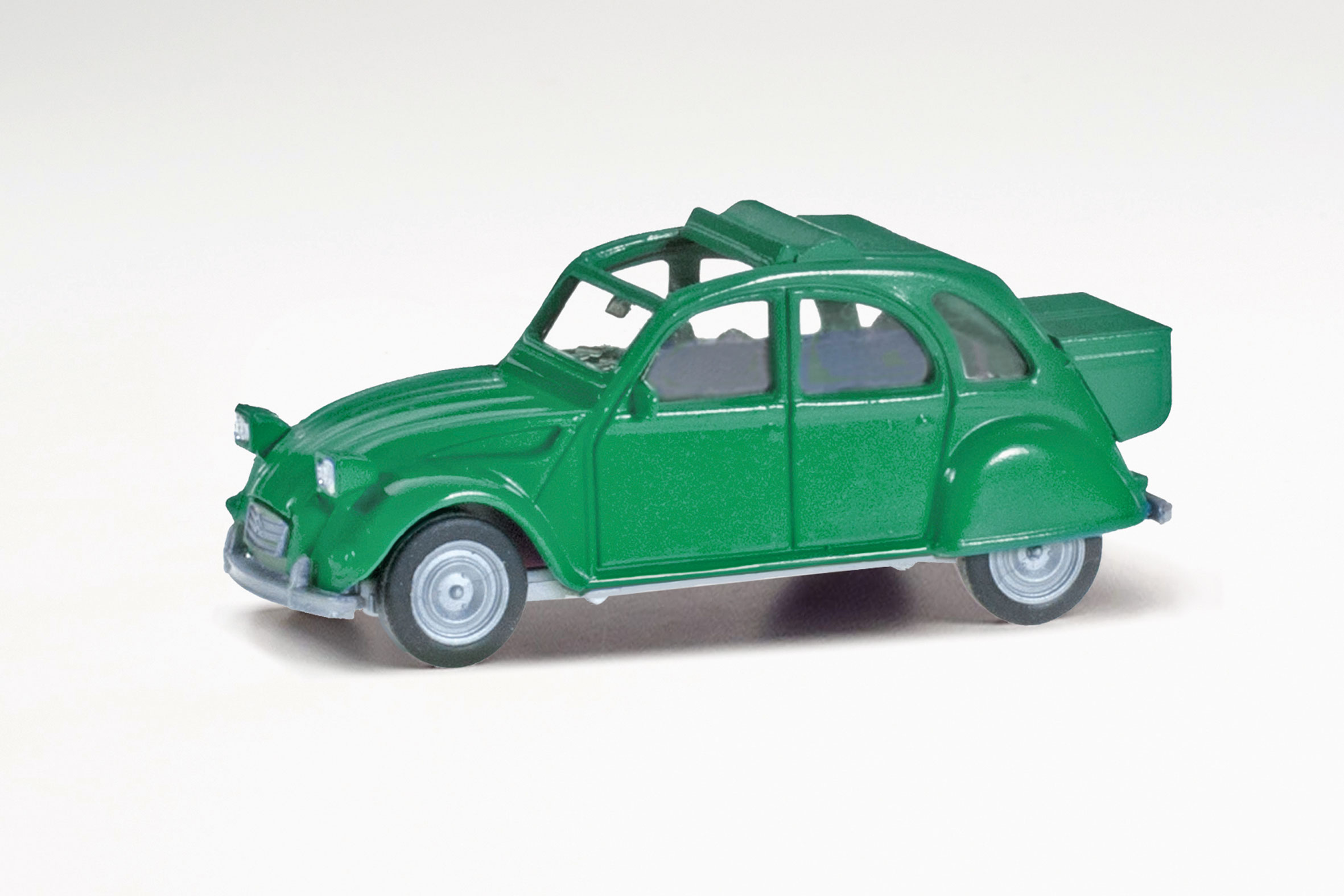 027632-005 Citroen 2CV mit Queue signalgrün