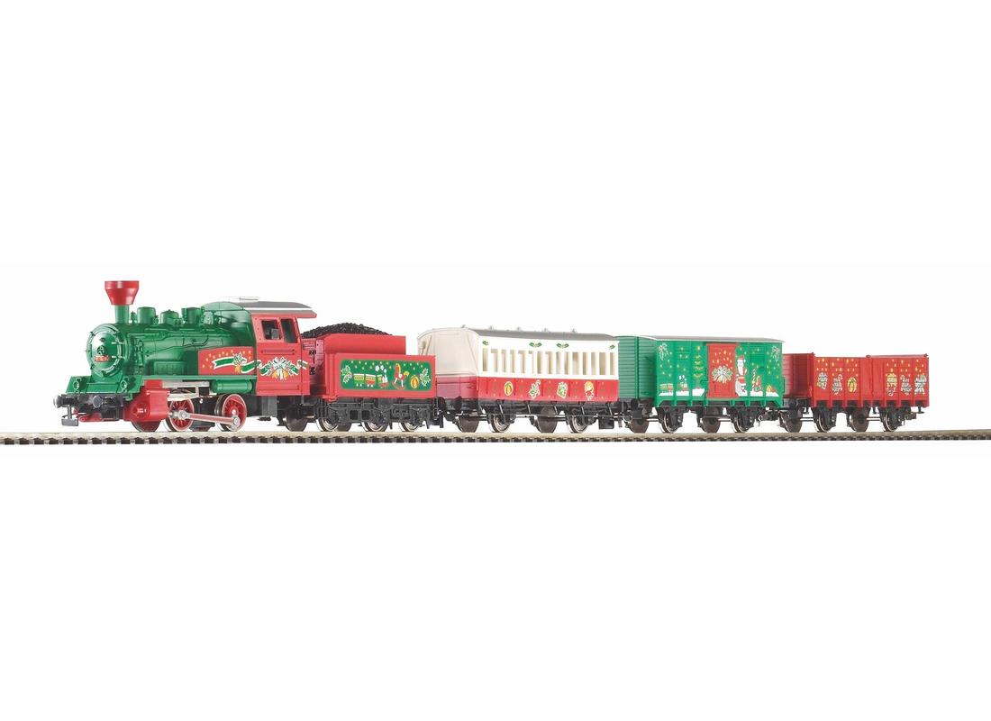 57081 Weihnachts-Startset Dampflok + 3 Wagen