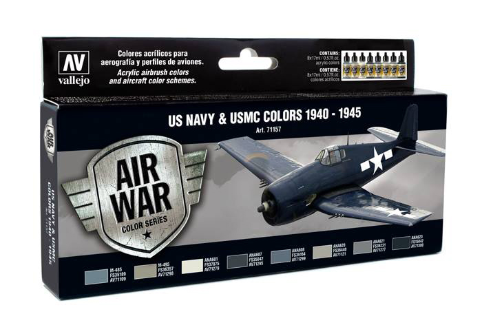 71157 Set: USA Flugzeuge WWII, 8 x 17 ml