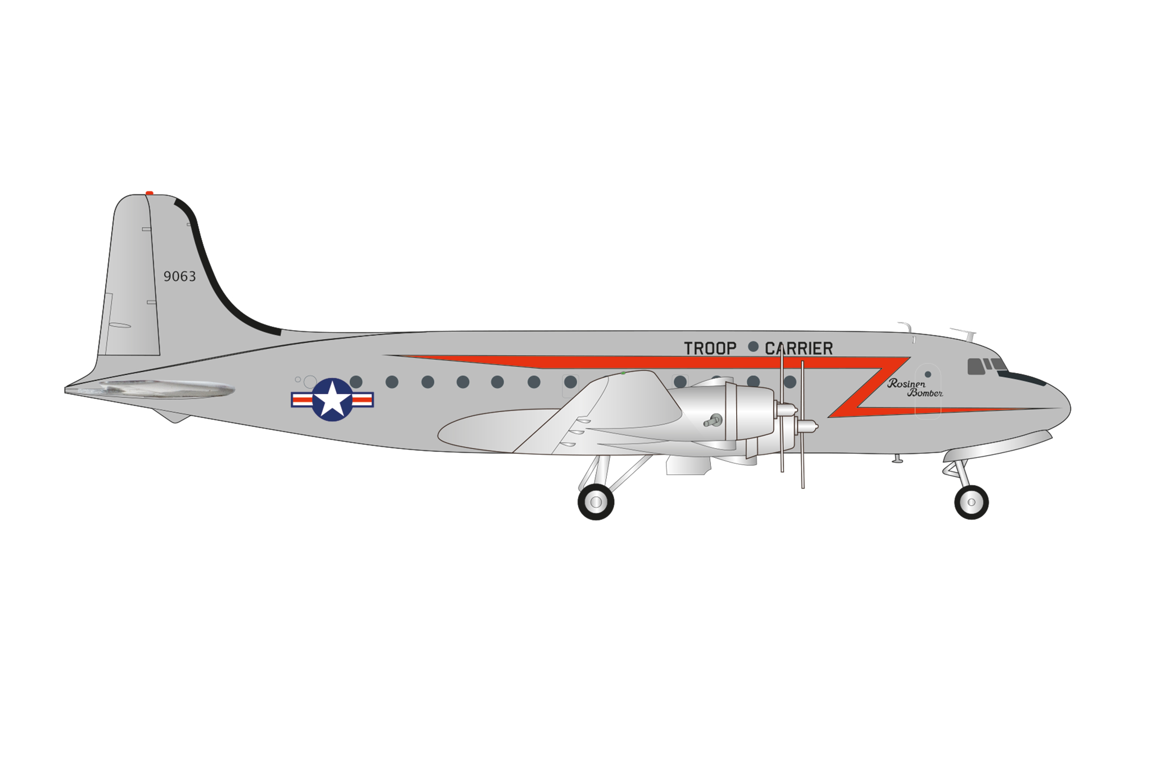 573177 Douglas DC-54 Skymaster US Air Force
