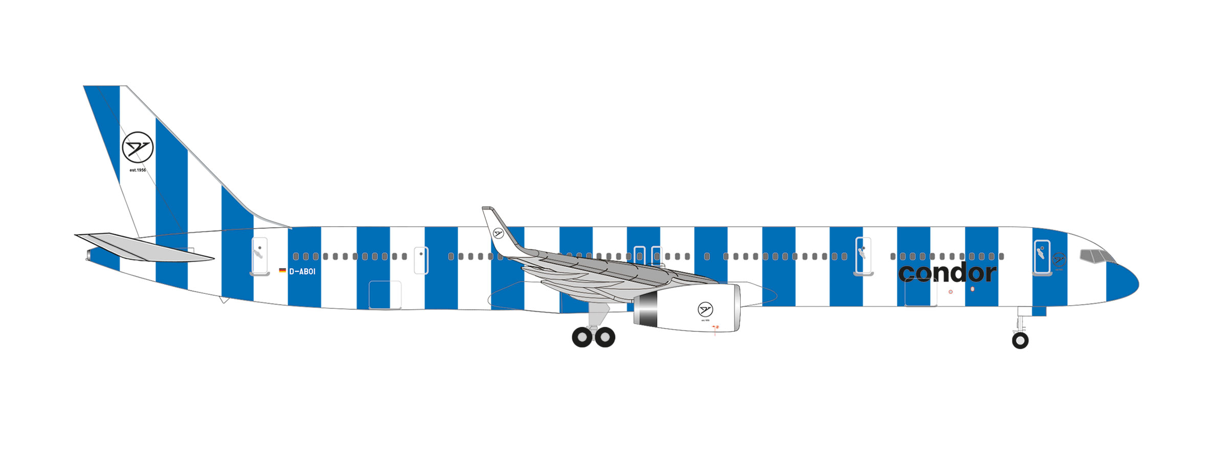 538619 Boeing 757-300 Condor (Sea)