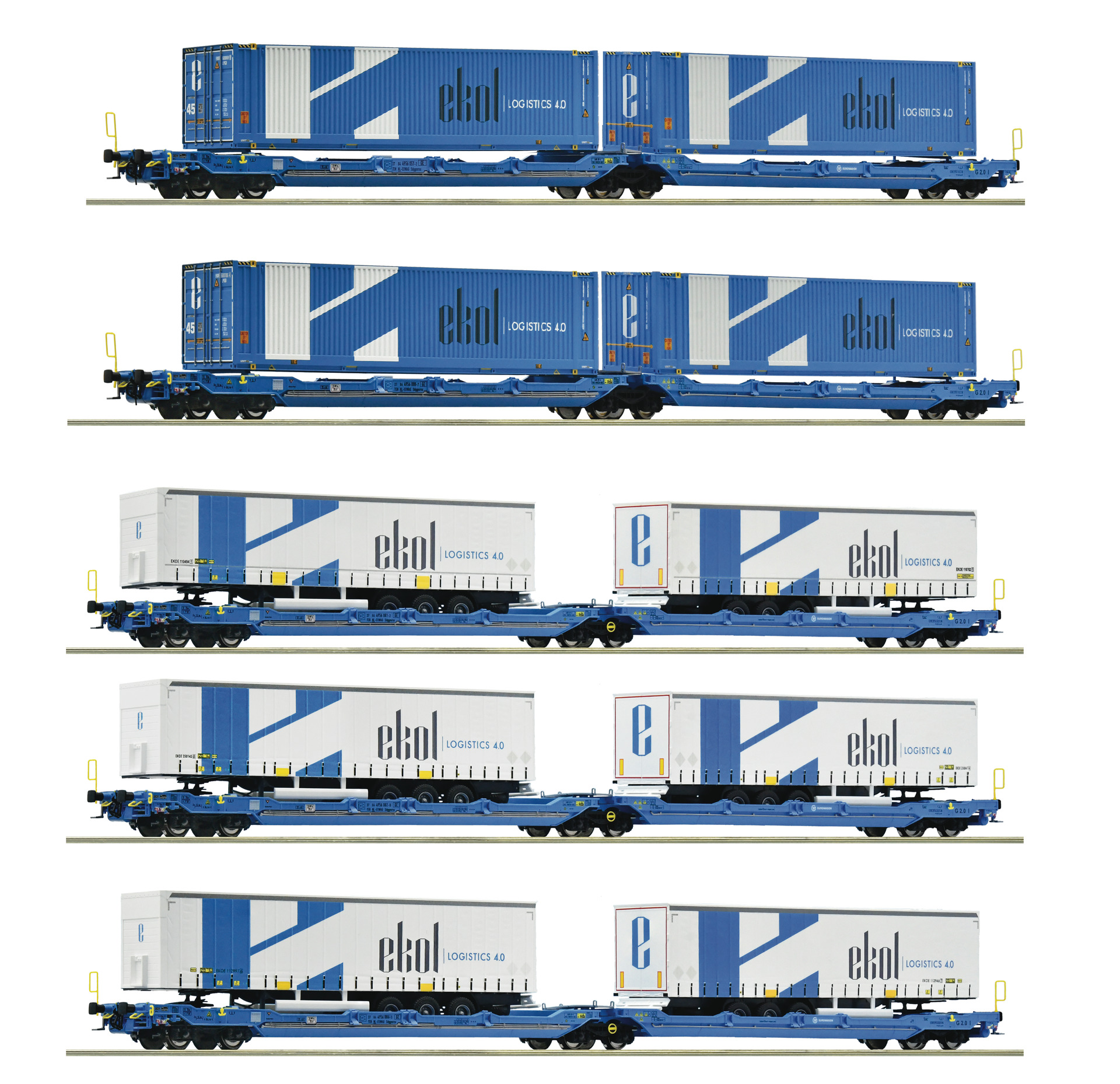 6600019 Eurowagon Taschenwg Display 5-tlg Ep.6