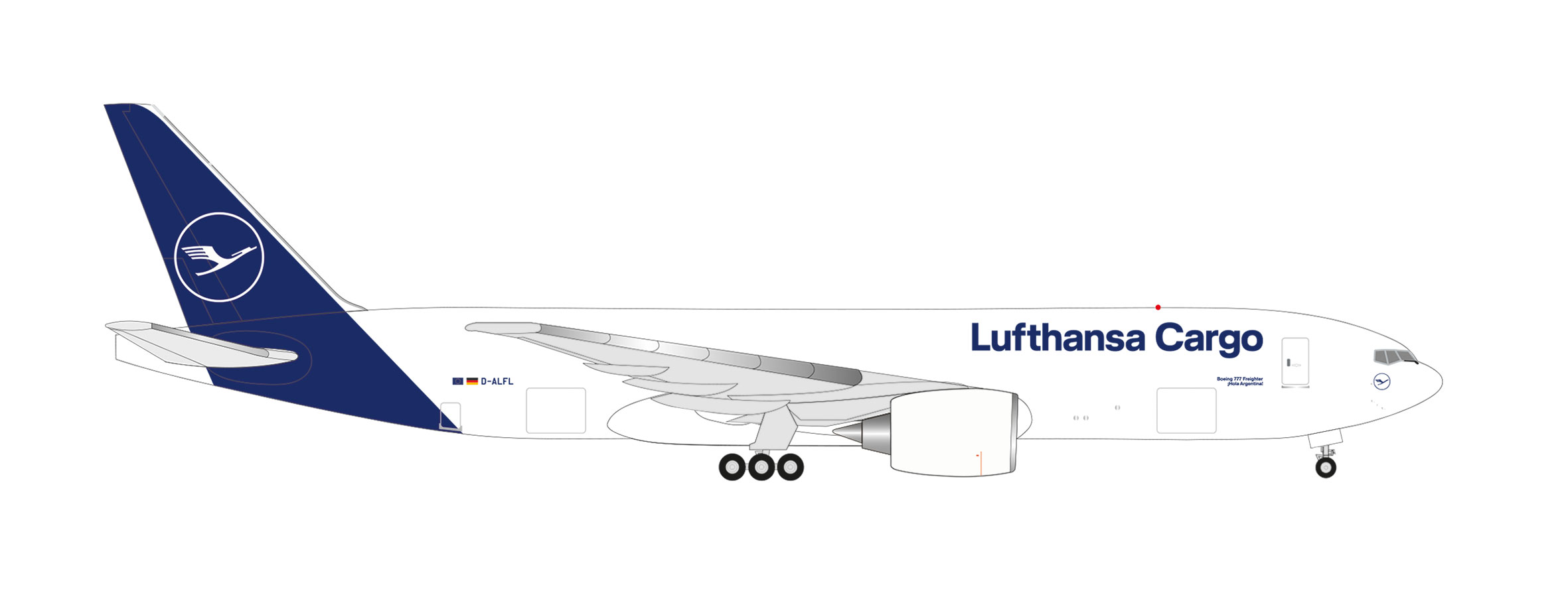 533188-002 Boeing 777F Lufthansa Cargo