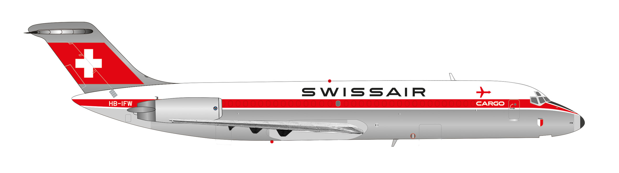 573344 Douglas DC-9-30F Swissair