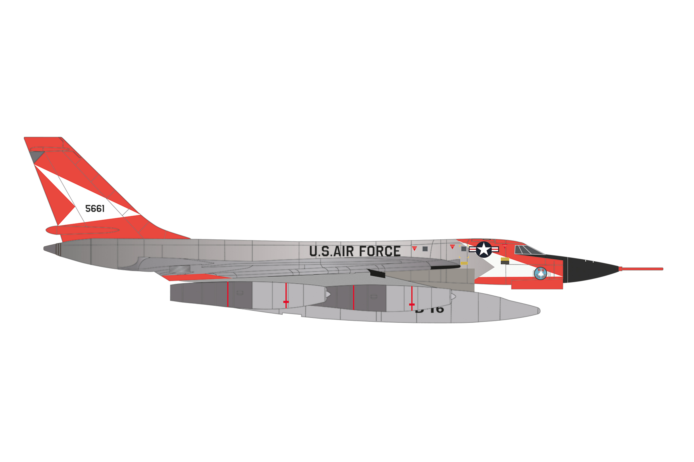 573160 Convair XB-58 Hustler - B-58 Test Force