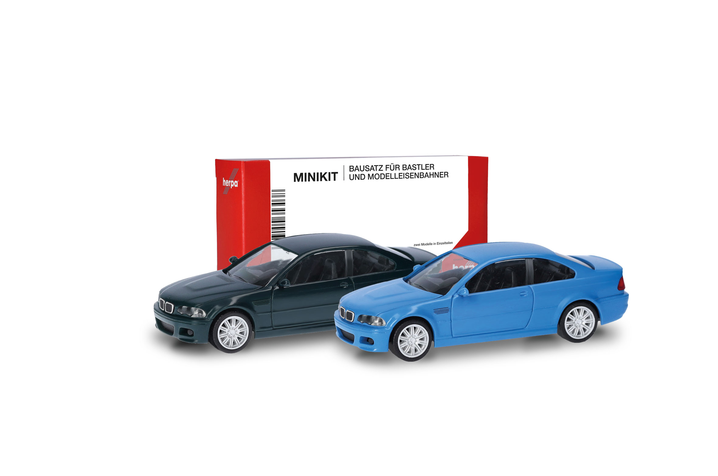014007 MiniKit: 2x BMW M3 Coupe grün/blau