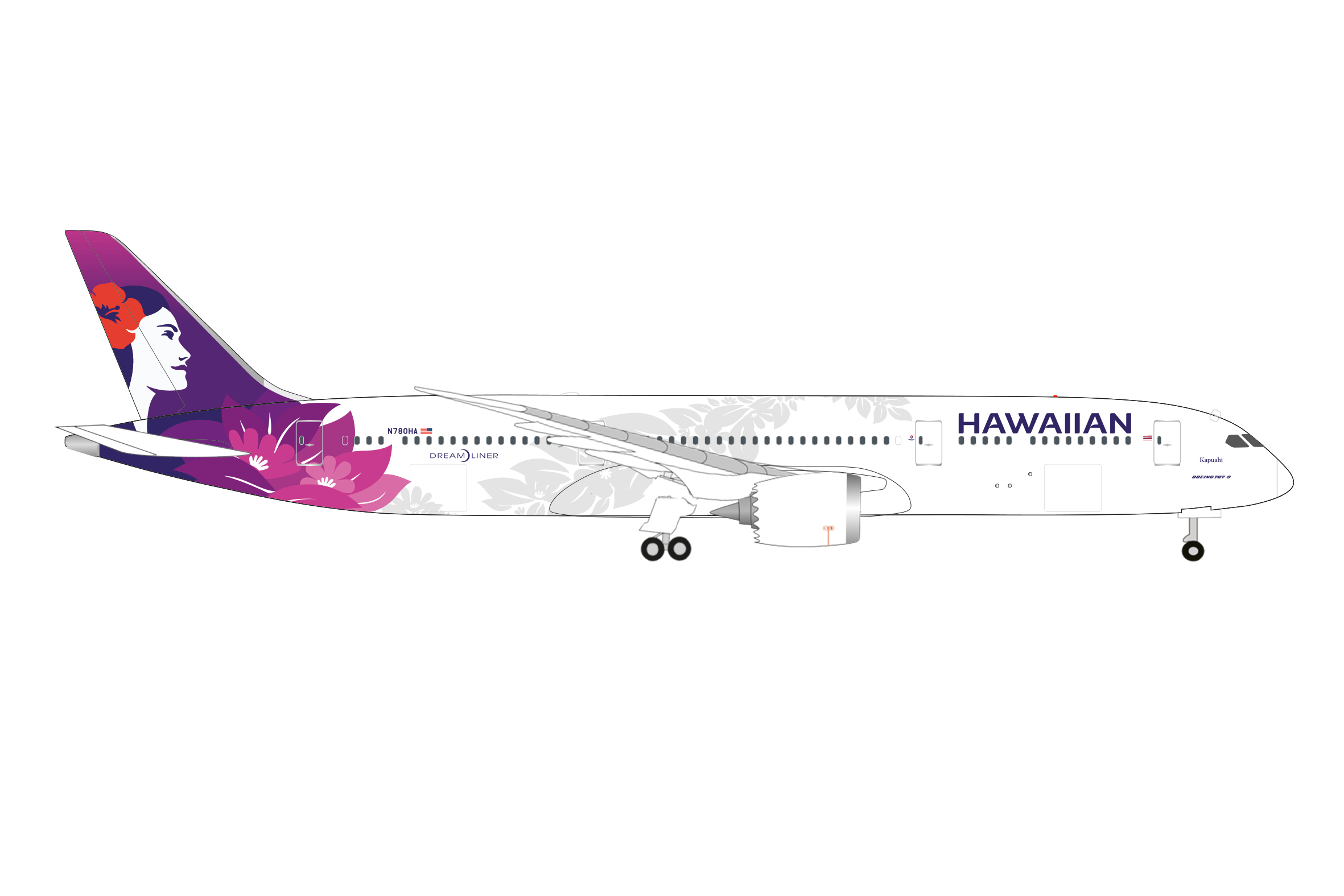 537612 Boeing 787-9 Dreamliner Hawaiian Airline