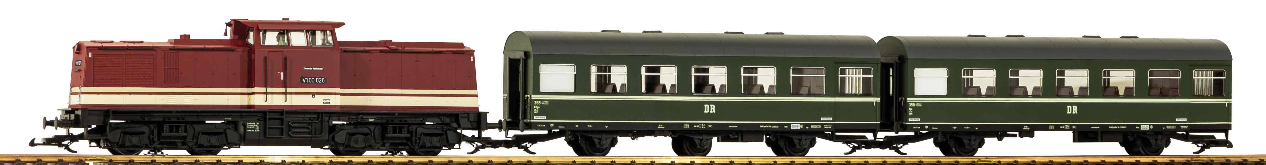 37145 Start Set DR Personenzug V100 + 2 Rekowg