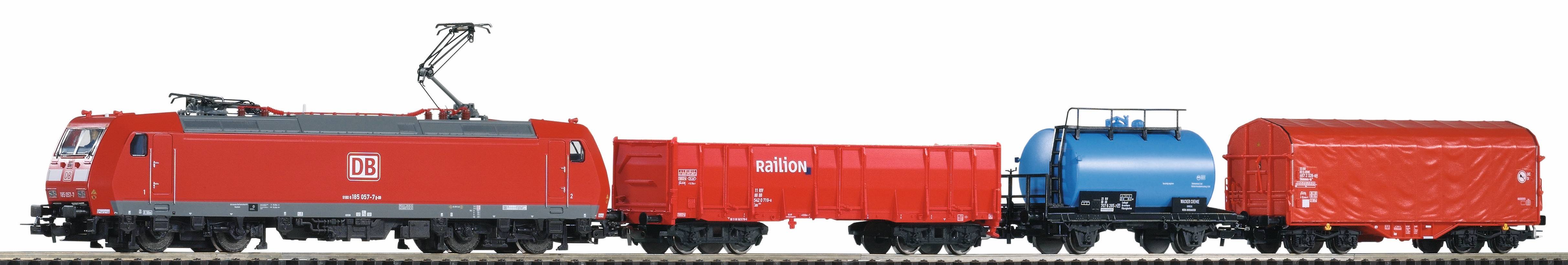 59015 PSCwlan S-Set DB AG Güterzug BR 185 mit