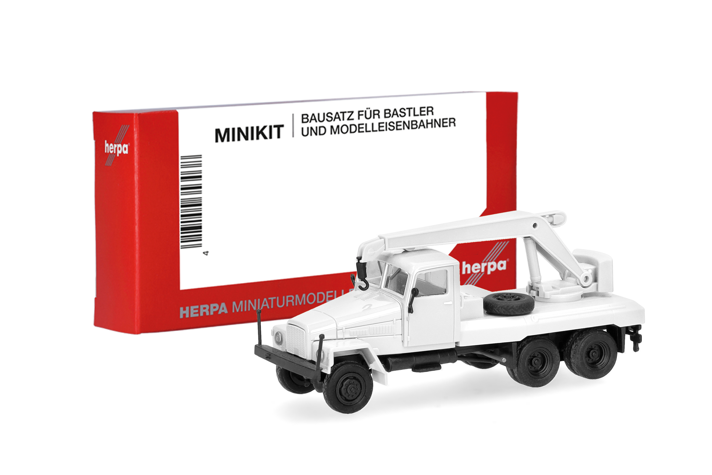 014205 MiniKit: IFA G5 Kran-LKW (3a) weiß
