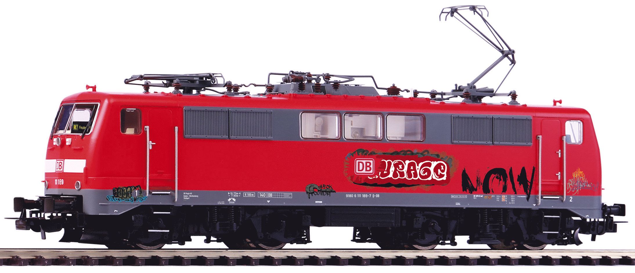 71168 DBAG E-Lok BR 111 Ep.6 - Graffiti