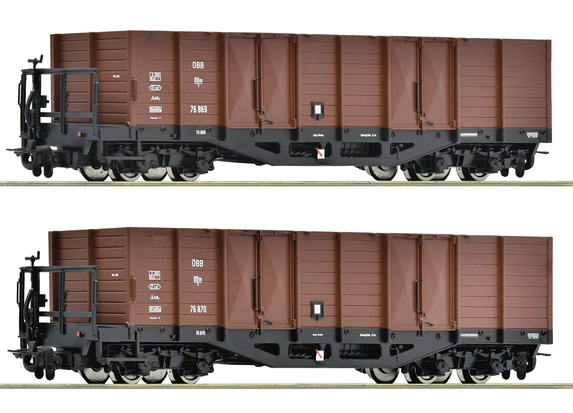 6640004 ÖBB off. Güterwagen Set 2tlg. Ep.4 H0e