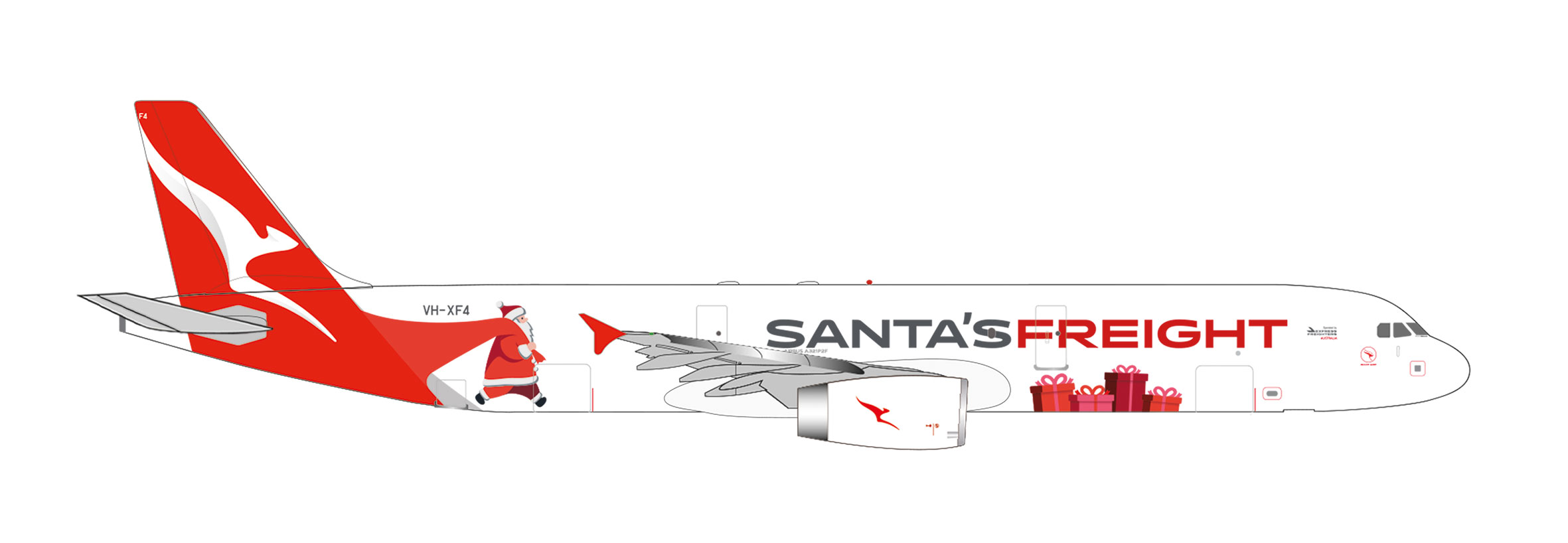 538817 Airbus A321P2F Qantas Freight/Santa's Fr