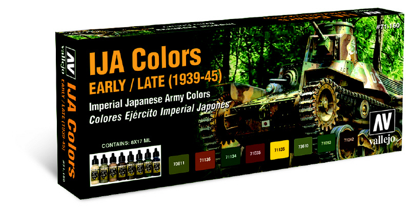 71160 Set: IJA Farben 1939-1945, 8 x 17 ml