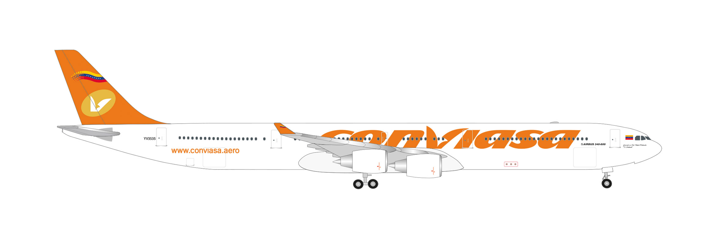 538626 Airbus A340-600 Conviasa