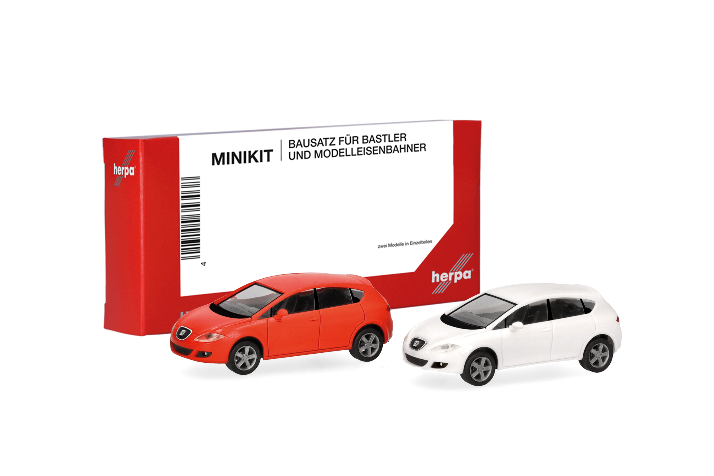 013970-002 MiniKit: Seat Leon - naranja/candyweiß