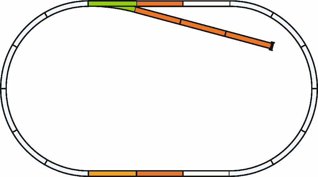 55311 PIKO A-Gleis mit Bettung Set: B