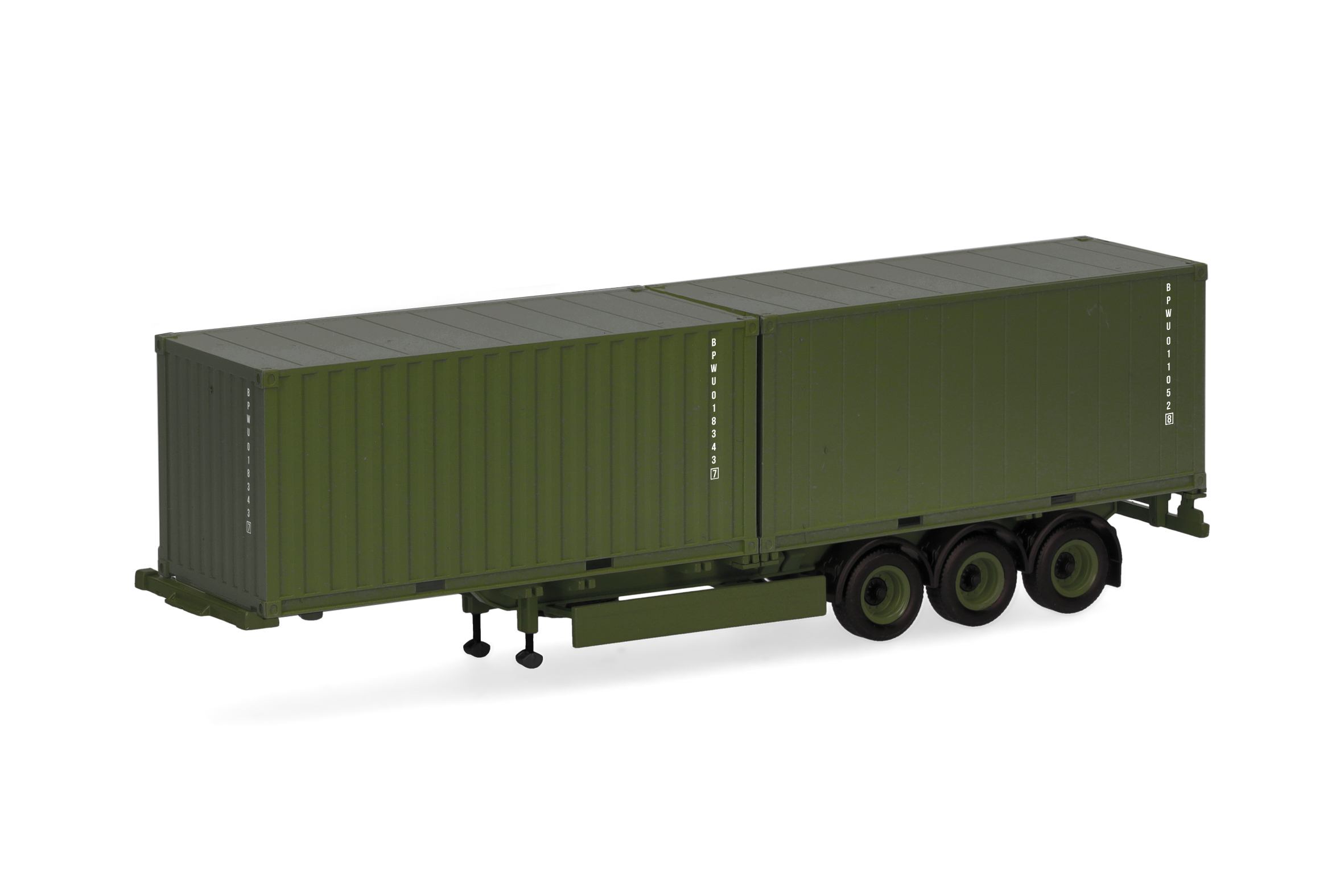 747240 2x20ft Container-Auflieger BW