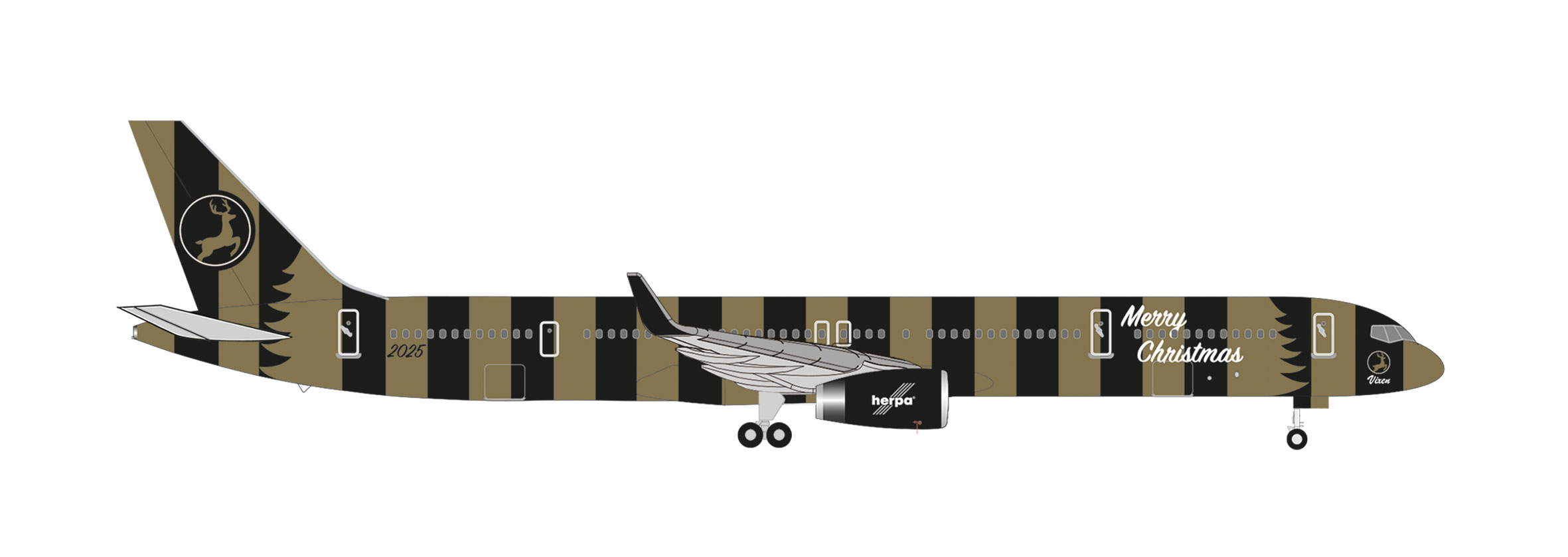 538671 Boeing 757-300 Christmas 2025