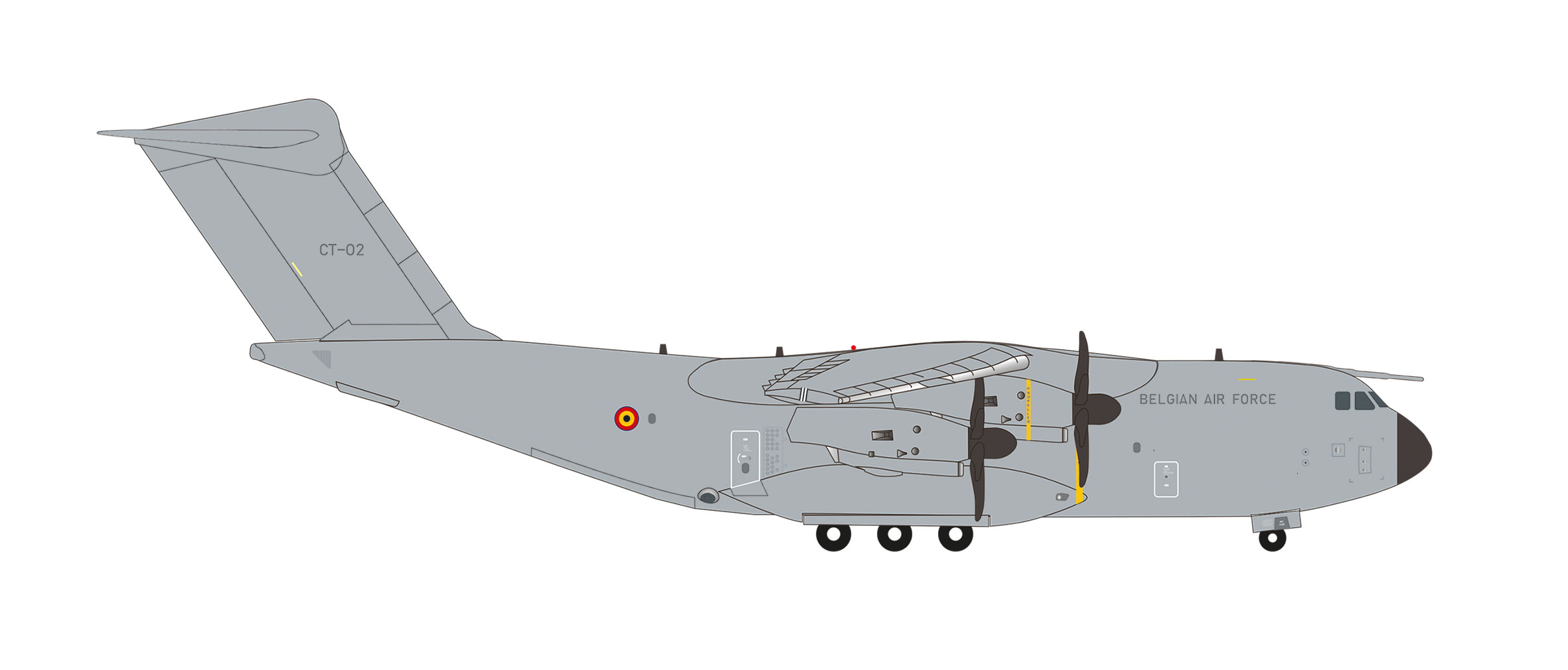 573665 Airbus A400M Atlas Belgian Air Component