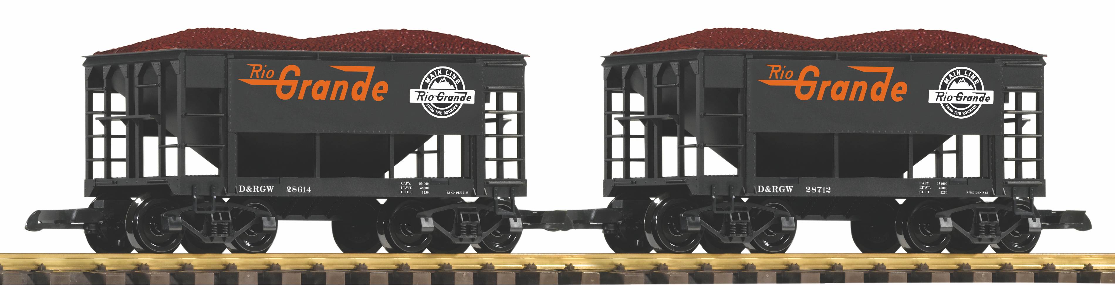 38931 D&RGW Schüttgutwagen-Set 2-tlg.