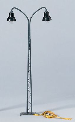 55753 Gittermastleuchte zweiflammig