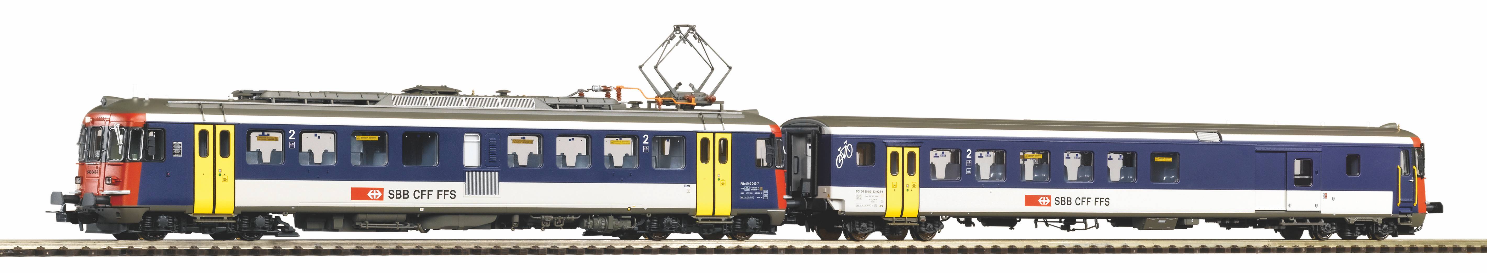 96855 SBB NPZ Triebwagen RBe 4/4 2-tlg Ep.5