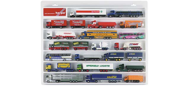 029216 Vitrine Lkw weiß