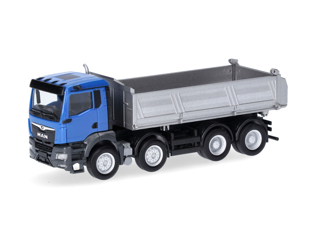 319140 MAN TGS NN Baukipper (4a) blau/silber