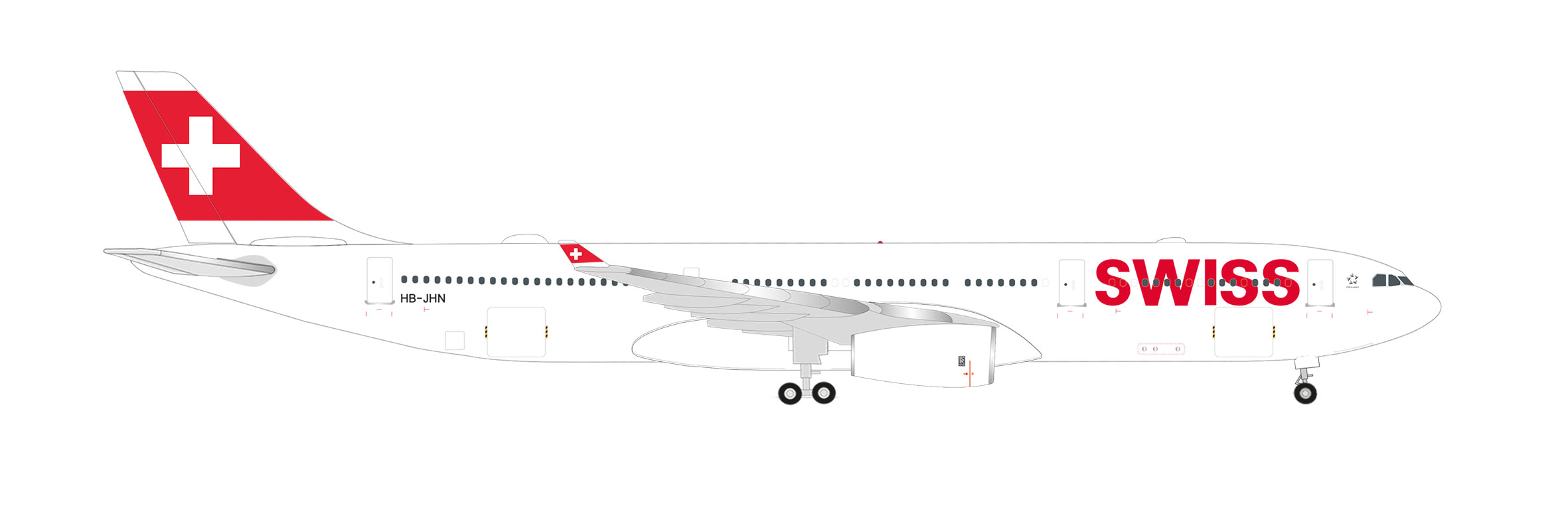 523134-004 Airbus A330-300 Swiss International