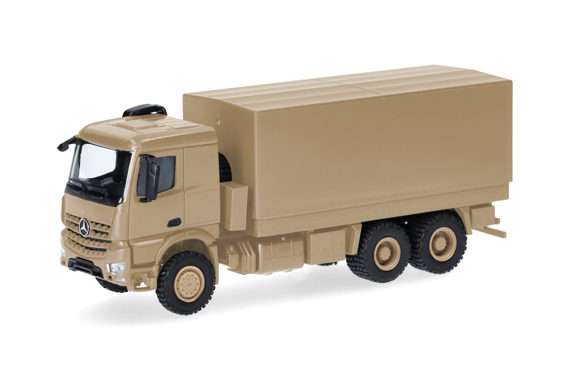 747202 MB Arocs 6x6 Pritsche/Plane sandbeige