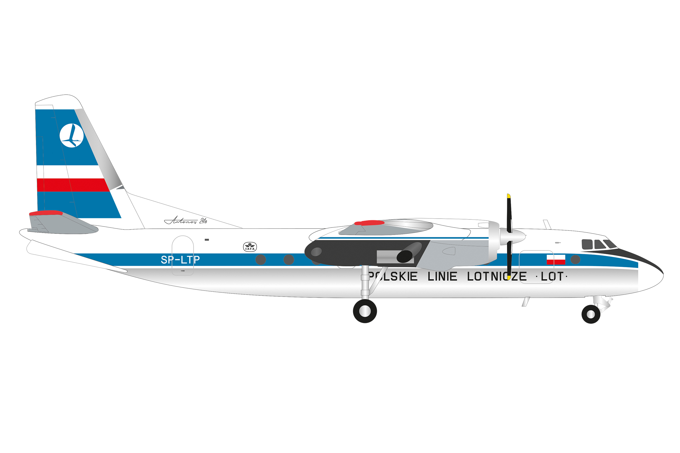 572996 Antonov AN-24B LOT Polish Airlines