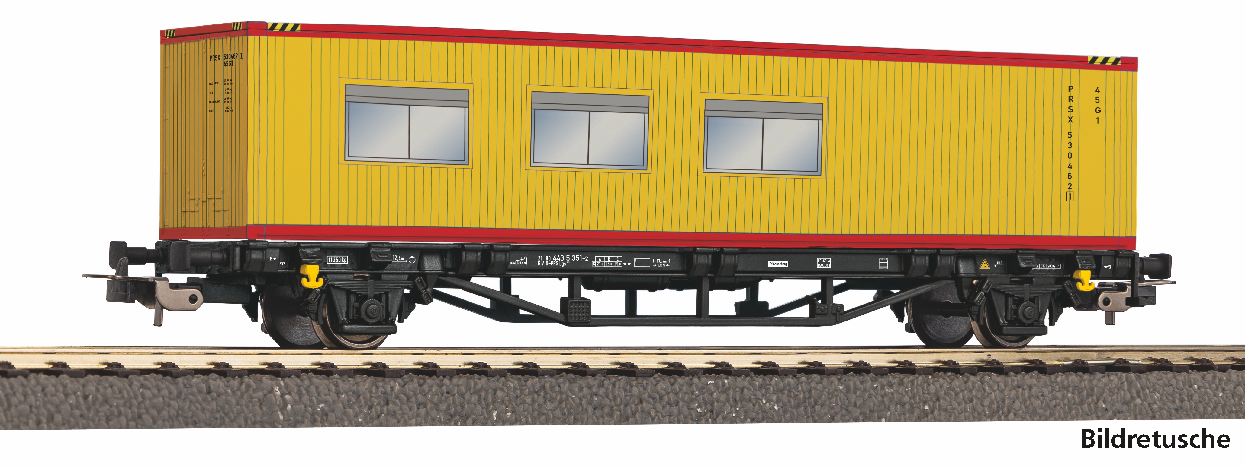 27724 DB Bahnbau Containerwagen Ep.6