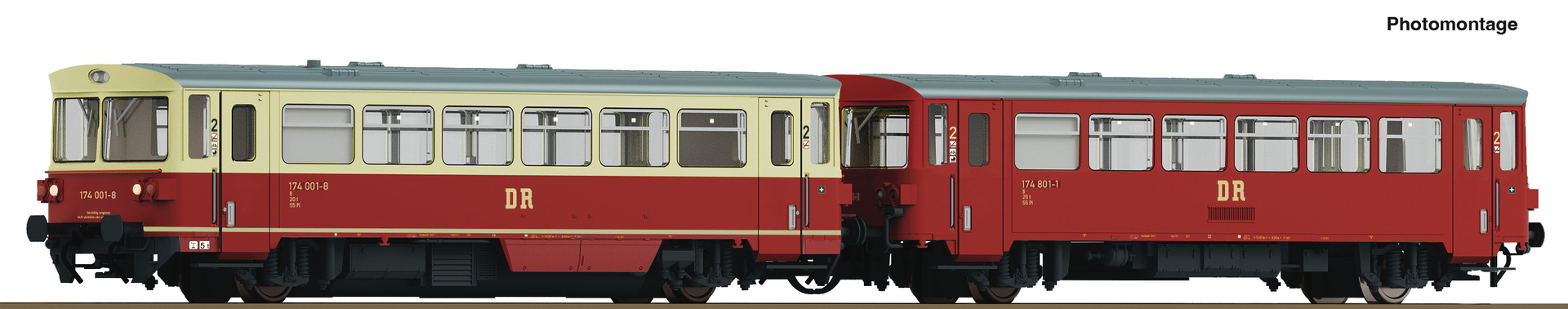 7790006 DR Dieseltriebwagen BR 174 001-8 Ep.4
