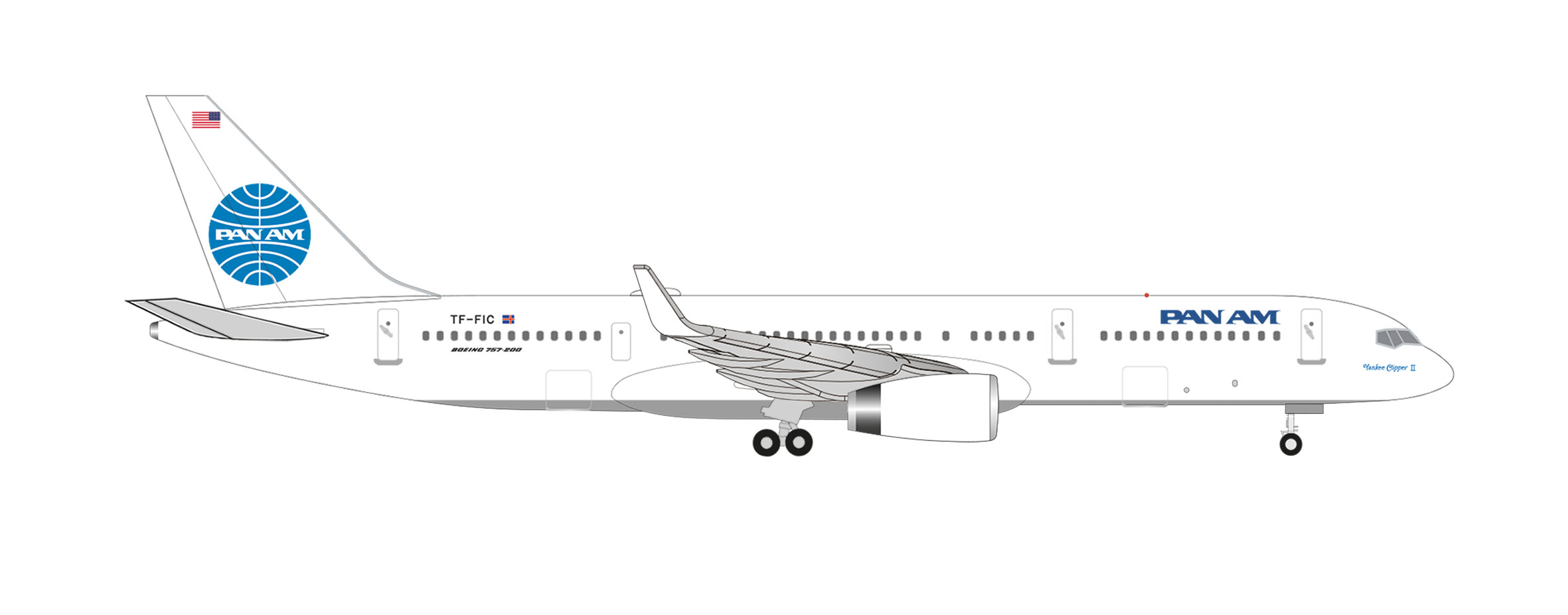 538602 Boeing 757-200 PanAm/Tracing the Trans